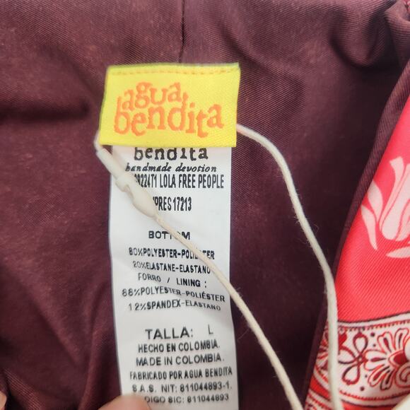 Agua Bendita Lola Cipres Low Rise Bikini Bottom Size Large NWT - Picture 5 of 5